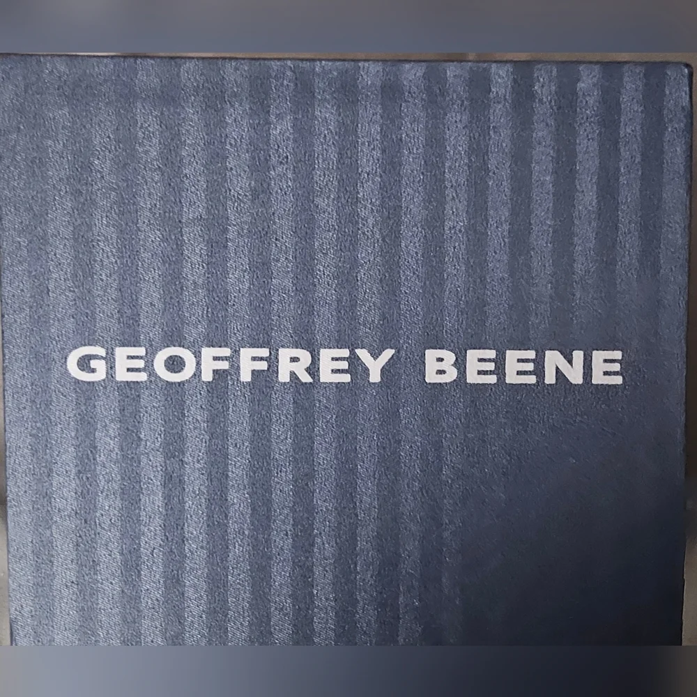 Geoffrey Beene Blue Sapphire Mesh Bracelet Watch 42mm
